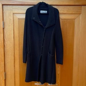 ROGAN Black Baby Alpaca & Wool Cardigan